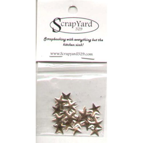 Gold Stars Metal Embellishments / Scrap Yard 329