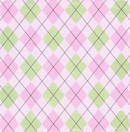 Worn Argyle Paper - Carolees Creation