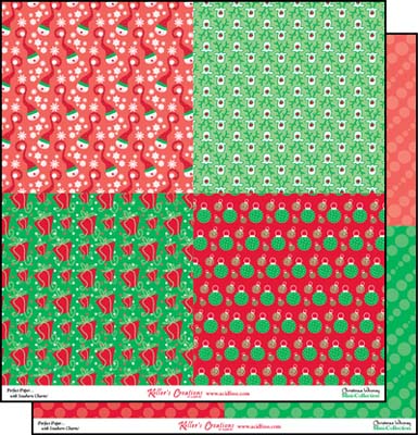 Christmas Whimsy Mini Collection 12x12 Paper / Keller Creations