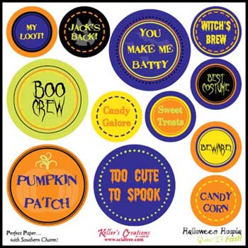 Halloween Hoopla 6x6 Quote it Fast! Card / Keller Creations