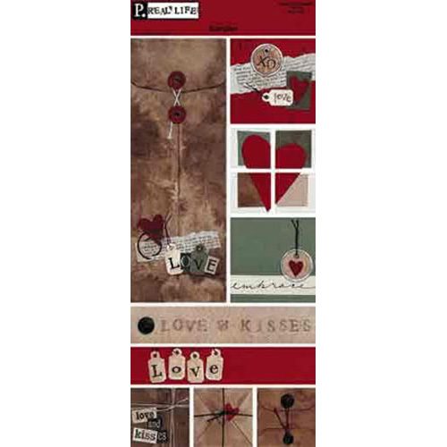 Love Sampler/Real Life Sticker - Pebbles Inc.