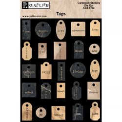 Itty Bitty Words Tag Stickers - Pebbles Inc.