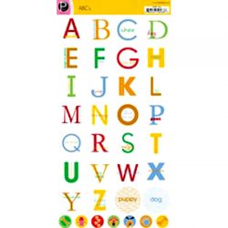 Dog Alphabet Sticker - Pebbles Inc.