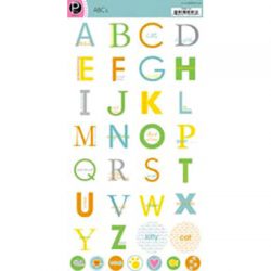 Cat Alphabet Stickers - Pebbles Inc.