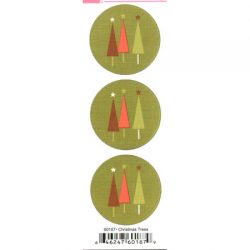Duplicates Christmas Trees Sticker - Pebbles Inc.