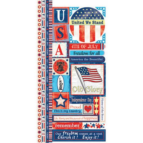 America United Stickers - Carolees Creation/Adornit