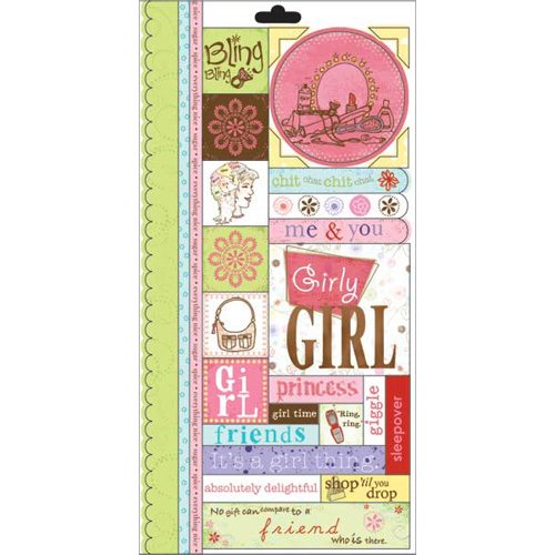 Girly Girl Stickers - Carolees Creations