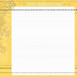 Yellow Day to Remember - Carolees Creations