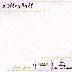 Volleyball Play Paper - Carolees Creations/Adornit