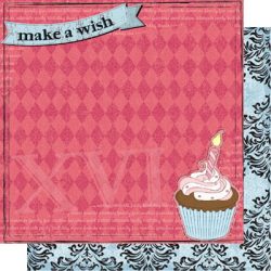 Make a Wish Double-Sided Cardstock Paper with Glitter - Best Creation Inc