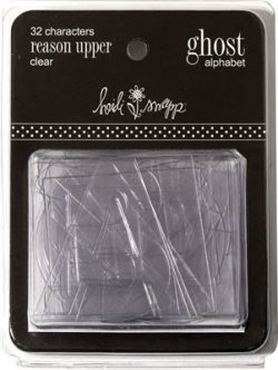 Ghost Acetate Alphabet/Reason Upper - Heidi Swapp