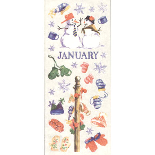 January Vellum Sticker - Printworks