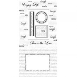Enjoy Life Transparent Overlays - Carolees Creations