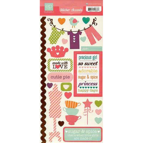 Little Girl Cardstock Stickers - Echo Park