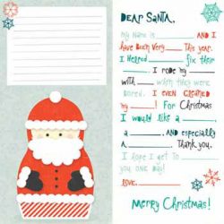 Dear Santa  Double-Sided Cardstock Paper/Dear Santa Collection - Echo Park