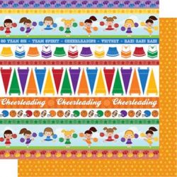 Rah! Rah! Rah! Double-Sided Cardstock Paper with Glitter Accents - Best Creation Inc