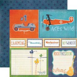 Boy Wonder Double-Sided Cardstock Paper/A Boy's Life Collection - Echo Park