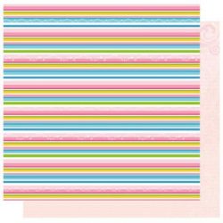 Bella Stripes Glitter Paper - Best Creation Inc