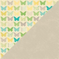 Peeled Cucumber Double-Sided Cardstock Paper/Chilled Cucumber Soup Collection / Jillibean Soup