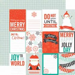 Let it Snow Double-Sided Cardstock Paper/Dear Santa Collection - Echo Park