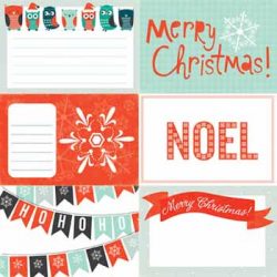 Noel Double-Sided Cardstock Paper/Dear Santa Collection - Echo Park