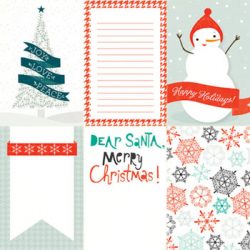 Happy Holidays Double-Sided Cardstock Paper/Dear Santa Collection - Echo Park