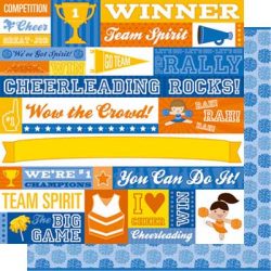 We've Got Spirit Double-Sided Glitter Paper - Best Creation Inc