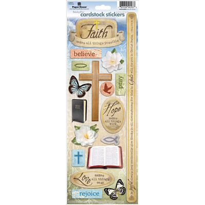 Live by Faith Cardstock Sticker - Paper House